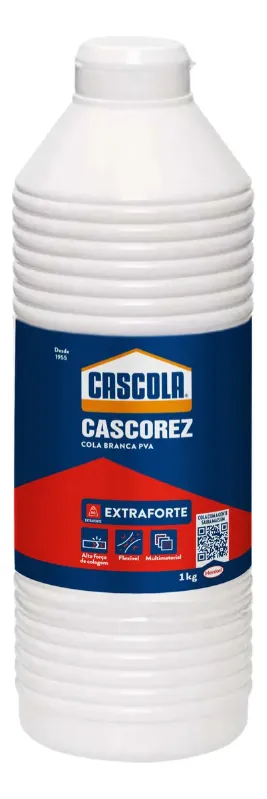 Cola Branca De 1kg Cascorez Extra Adesivo Pva - Extraforte