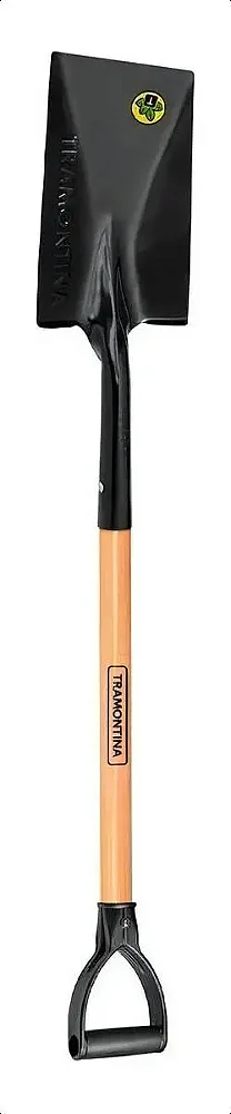 Pá reta Tramontina 77424404 Cabo de madeira de 71 cm