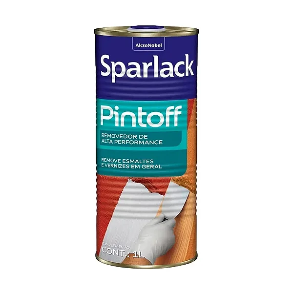 Removedor de Tinta e Verniz Sparlack Pintoff Incolor 1L