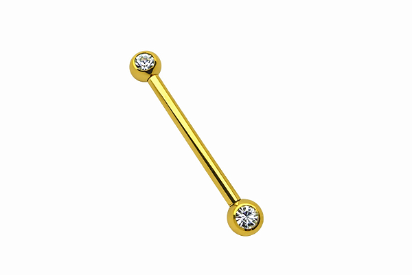 Barbell Reto PVD GOLD