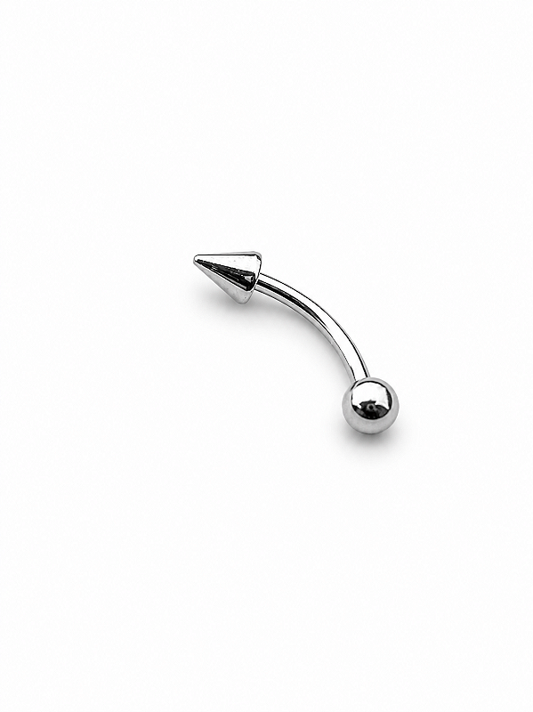 Barbell curvo spike e esfera 8mm