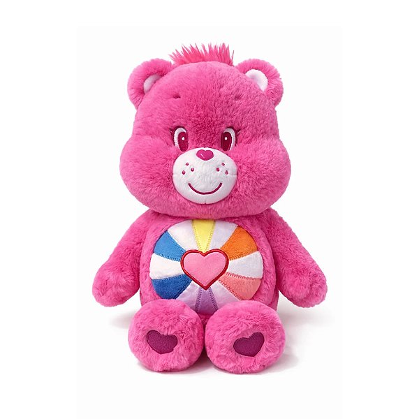 PELUCIA URSINHOS CARINHOSOS 30CM CORAÇÃO ESPERANÇOSO MINISO