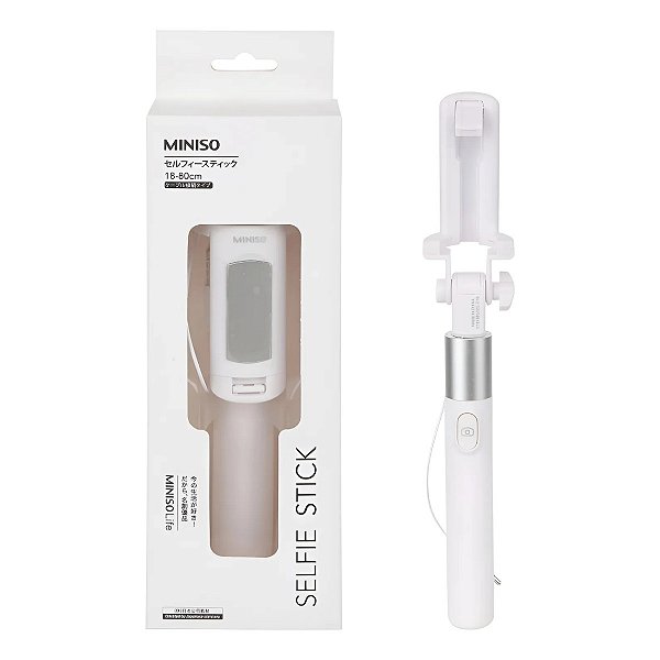 Bastão Haste Pau De Selfie Miniso Original Ajustável 80cm