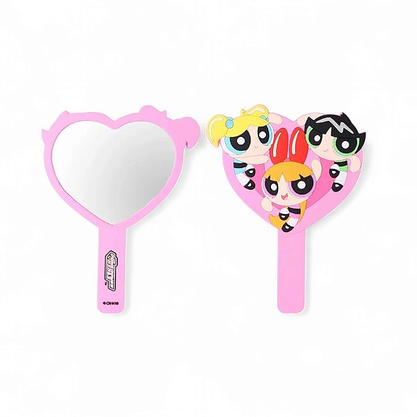 Espelho De Mão Coração Meninas Superpoderosas Miniso