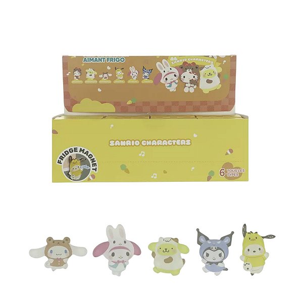 Blind Box Caixa Surpresa Imã Sanrio Personagem Miniso