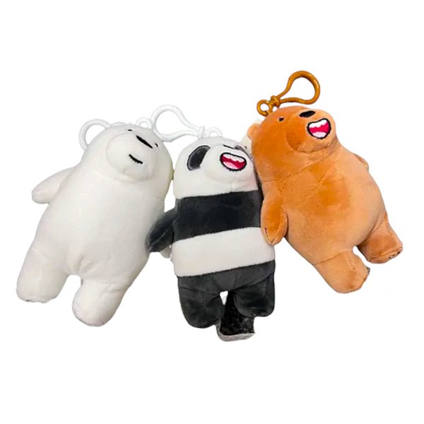 Chaveiro Fofinho Ursos Sem Curso We Bare Bears Miniso