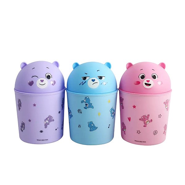Lixeira de Mesa Ursinhos Carinhosos Fofa Original Miniso