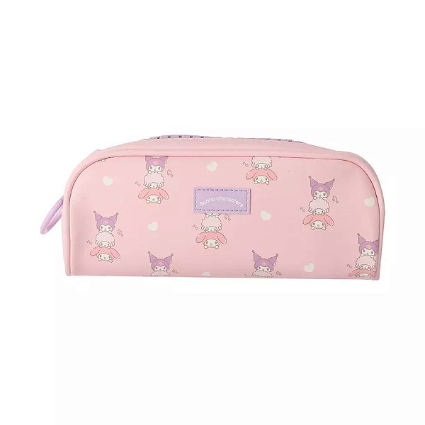 Estojo Escolar Grande Kuromi My Melody Sanrio Miniso