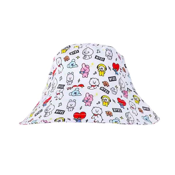 Chapéu Bucket BT21 Kpop Estilo BTS Original Miniso