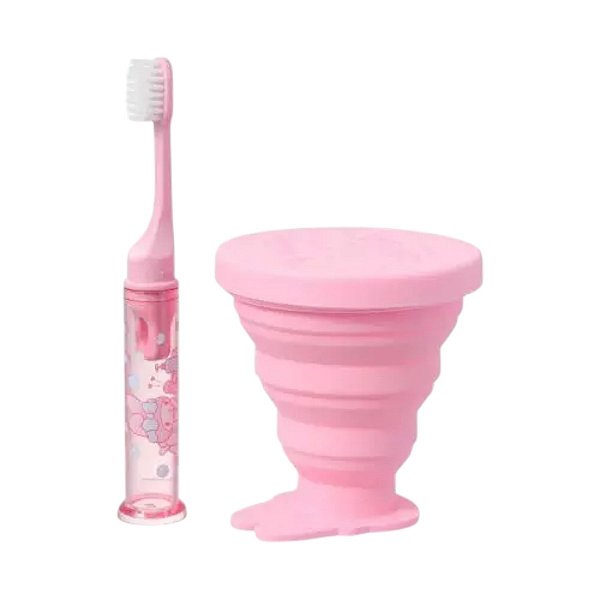 Kit Escova De Dentes + Copo My Melody Sanrio Miniso