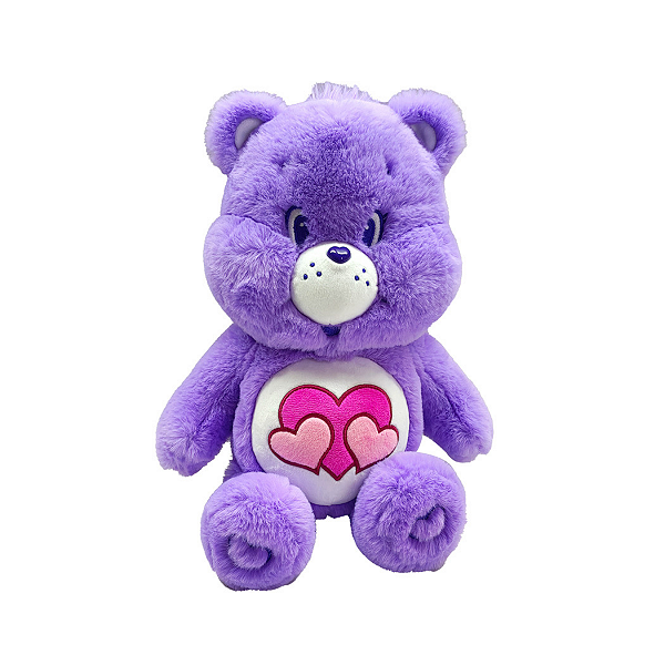 PELUCIA URSINHOS CARINHOSOS HARMONIA ROXO MINISO
