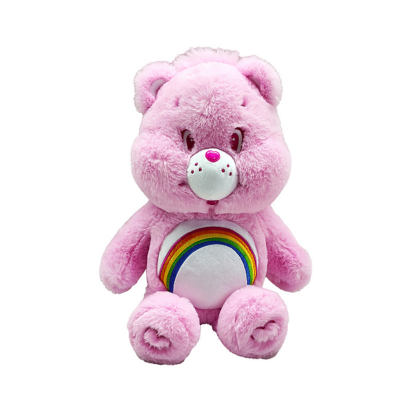PELUCIA URSINHOS CARINHOSOS ROSA ALEGRIA ORIGINAL MINISO