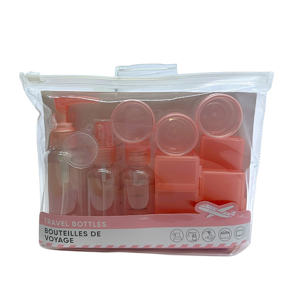 Conjunto de Frascos e Potinhos para Viagem Super Fofo Miniso