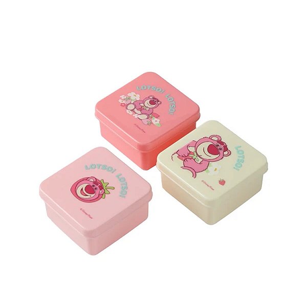 POTE DE PLASTCO COM 3 UNIDADES MODELO DISNEY LOTSO 150ML.