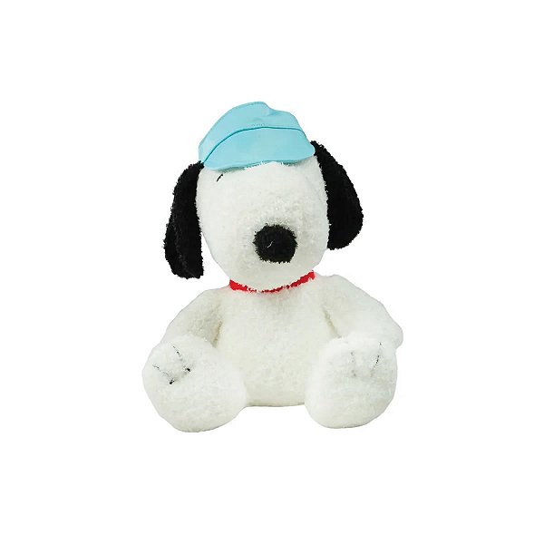 PELÚCIA SNOOPY SENTADO SUMMER TRAVEL COLLECTION 35cm. MINISO