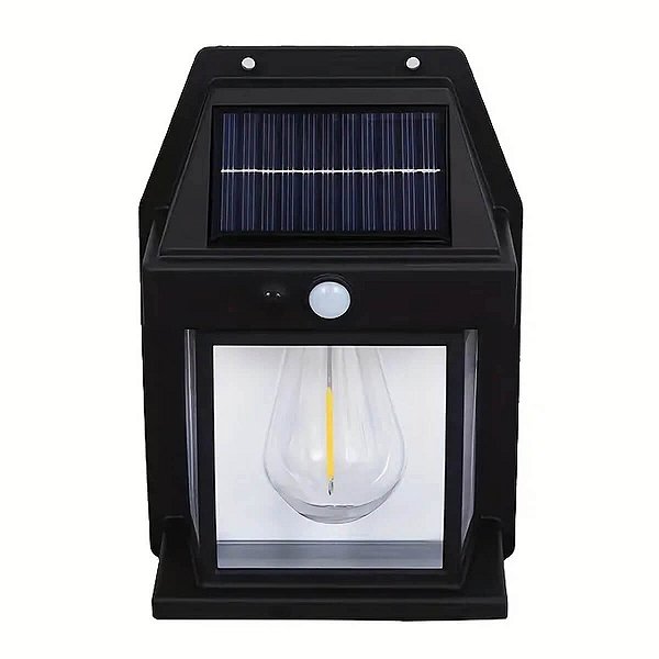LUMINÁRIA DE PAREDE LED RECARREGAMENTO SOLAR