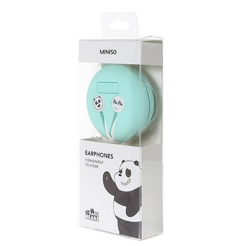 FONE DE OUVIDO MODELO URSOS SEM CURSO PANDA COM CAIXINHA