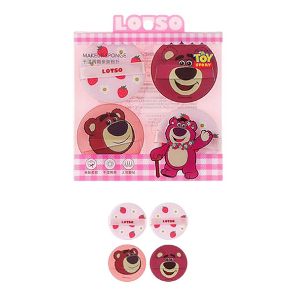 Esponjas Faciais Lotso Toy Story 4 Pçs Miniso