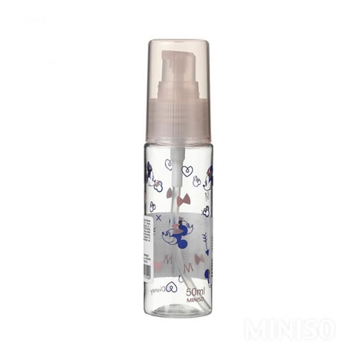 Frasco Porta Líquido 50ml Pump Minnie Disney Miniso