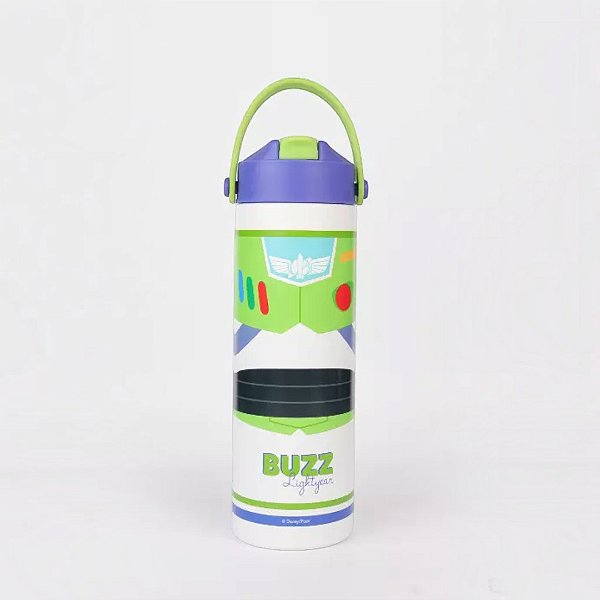 GARRAFA INOX C/CANUDO BUZZ 550ML MINISO