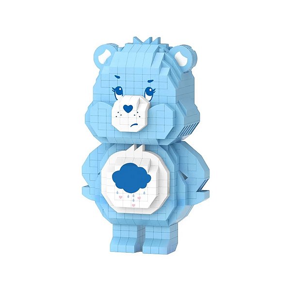 BLOCO MONTAR URSINHO CARINHOSO AZUL MINISO 450 PÇS