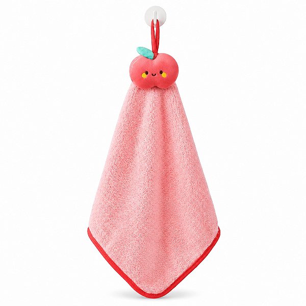 TOALHA DE MAO BATE MÃO SERIE FRUTAS MAÇA MINISO