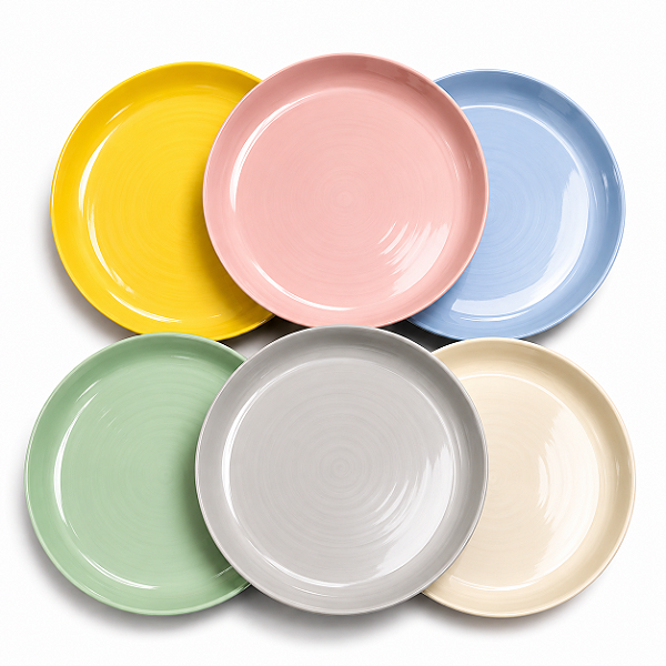 CONJUNTO DE PRATOS PARA REFEIÇÃO 6 UNIDADES MINISO
