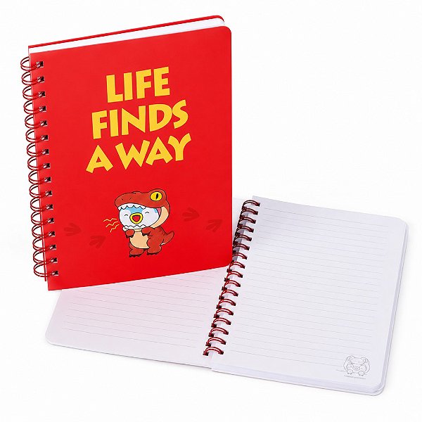 CADERNO ESPIRAL JURASSIC 80FL MINISO