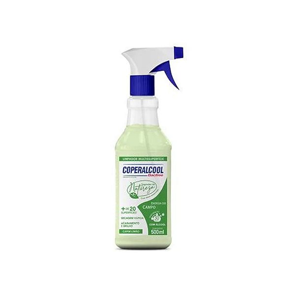 Limpador Coperalcool Bacfree Segredos Da Natureza 500ml CAPIM LIMÃO
