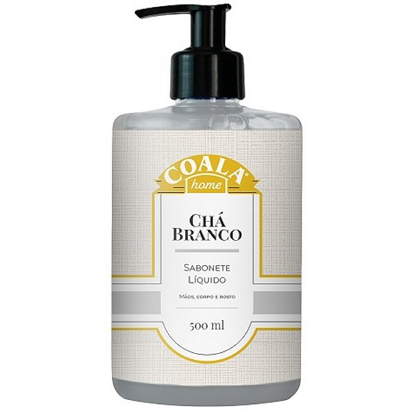 SABONETE LIQUIDO CHA BRANCO 500ML  COALA PARA MÃOS E CORPO
