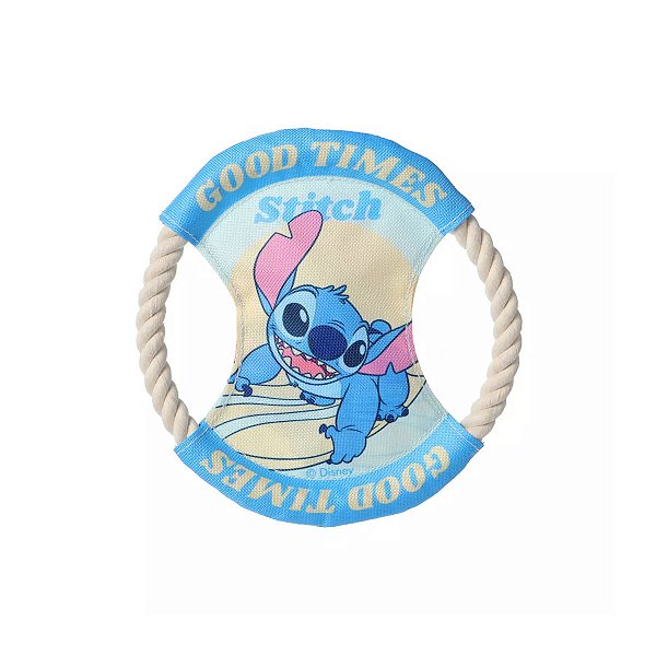 DISCO VOADOR DE CORDA PARA PETS DISNEY STITCH GOOD TIMES MINISO