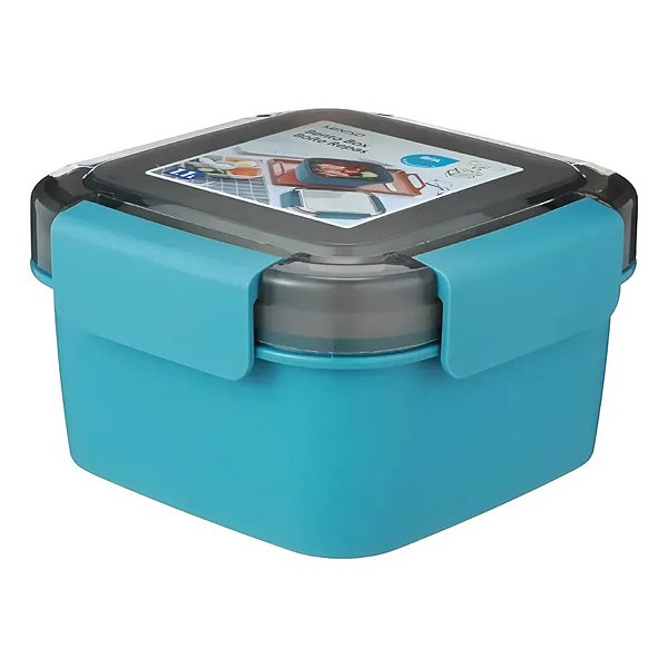 BENTO BOX COM TRAVAS LATERAIS E DIVISÓRIAS MINISO