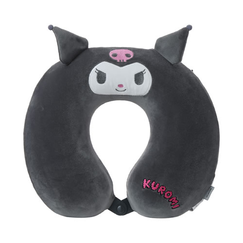 Almofada De Pescoço Kuromi Sanrio Oficial Miniso