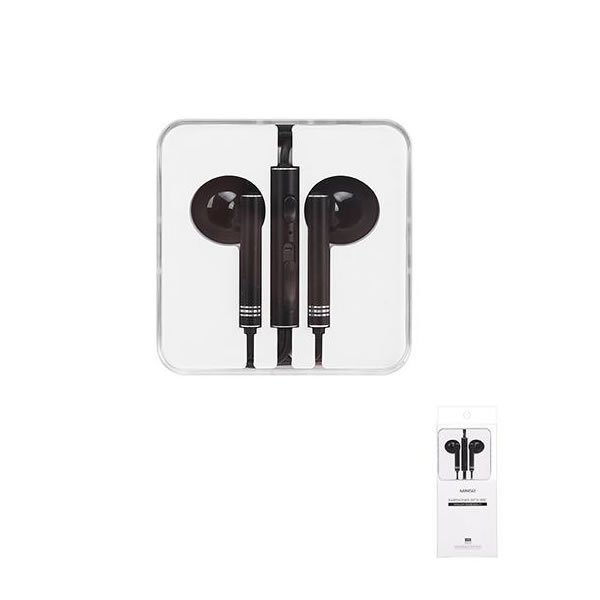 FONE DE OUVIDO, CONECTOR DE 3.5 MM, COR PRETO
