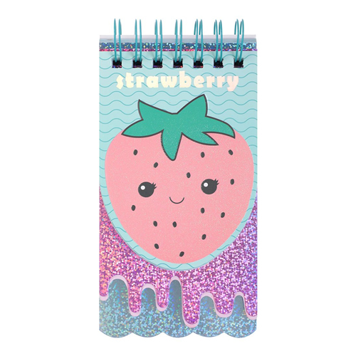 Note Pad-Bloco de anotações com estampa de morango