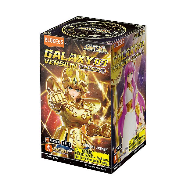 Figura Colecionável Saint Seiya Galaxy V03 Gold- Modelo Surpresa