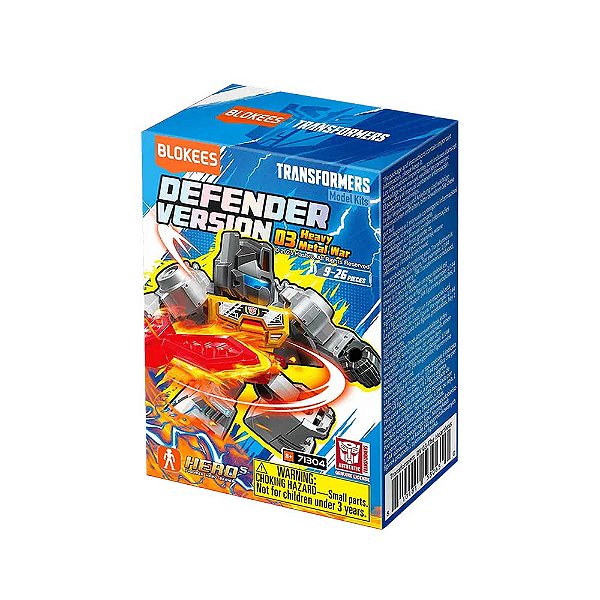 Figura Colecionável Transformers Defender V03- Modelo Surpresa