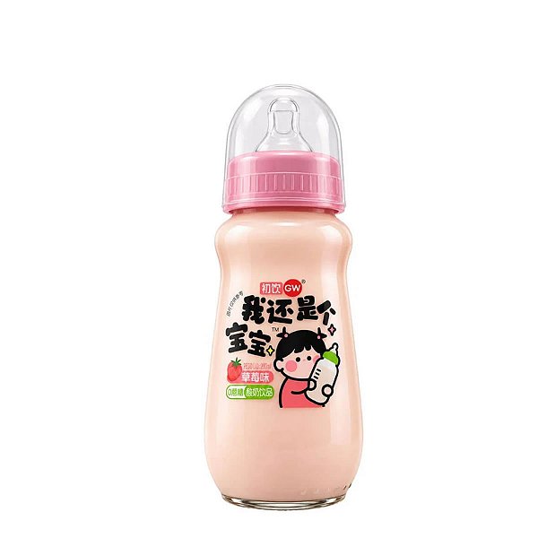 Bebida Mamadeira de Soja Sabor Morango 280 ml