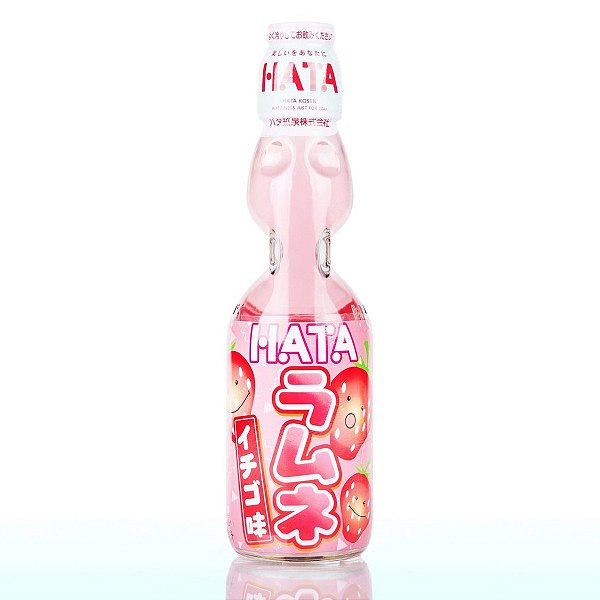 Refrigerante Ramune Hata Sabor Morango