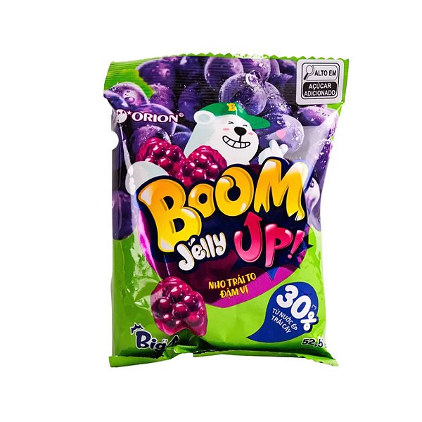 Gelatina Orion Boom Jelly Sabor Uva 52,5 g