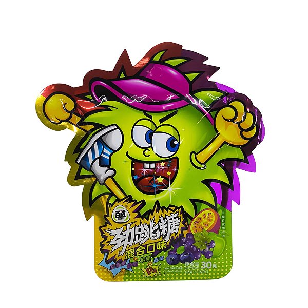 Bala Explosiva Frutas Mistas 30 g