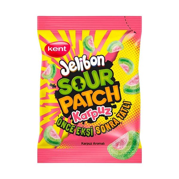 Bala Azeda Sour Patch Sabor Melancia 80 g