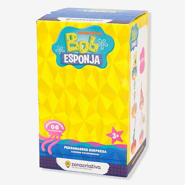 Carimbo Colecionável Bob Esponja - Blind Box- Modelo Surpresa