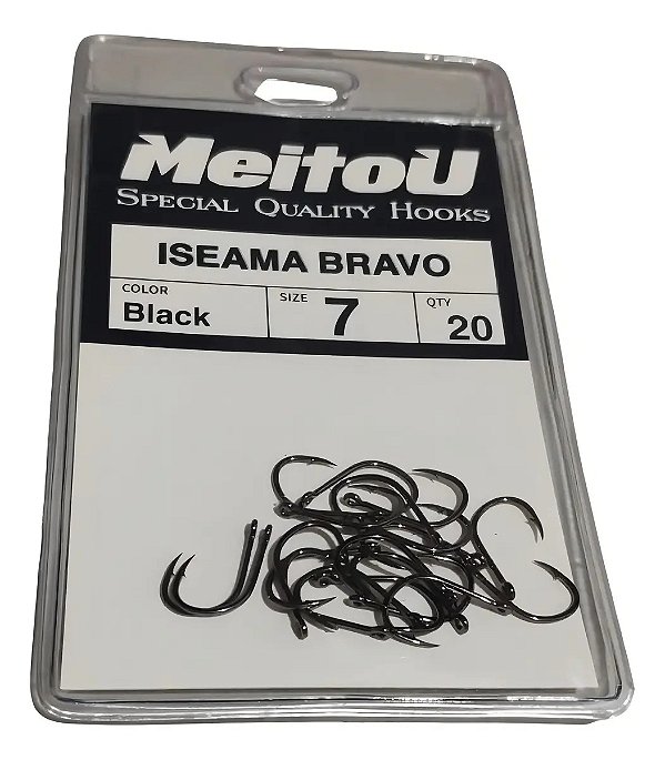 Anzol Iseama Bravo Numero 7 Com 20 Unid- Meitou