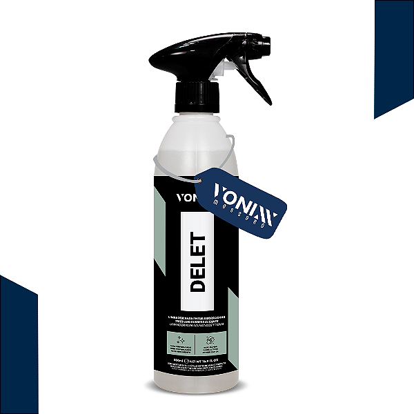DELET VONIXX 500ML - LIMPADOR DE PNEUS E BORRACHAS
