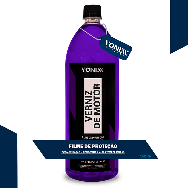 VERNIZ DE MOTOR 1,5L - FILME DE PROTEÇÃO PARA MOTORES VONIXX