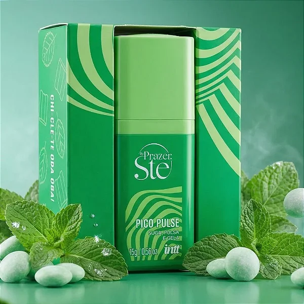 PICO PULSE - Gel Excitante - Pulsa Suga Vibra - Sensação Refrescante - 16g