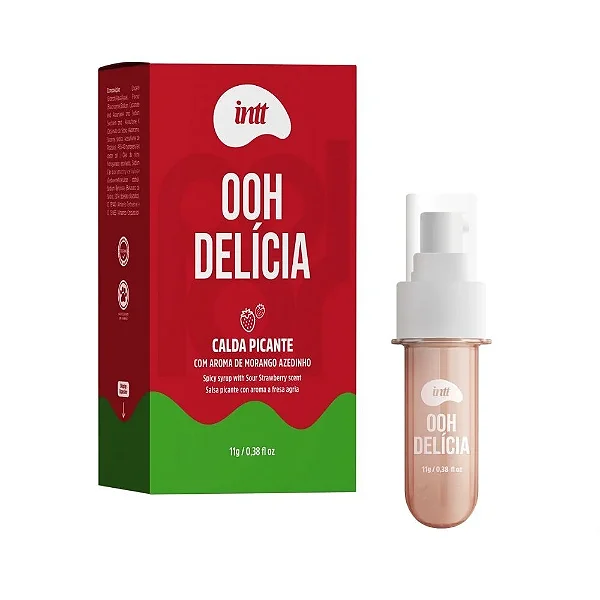 Calda picante com aroma de morango
