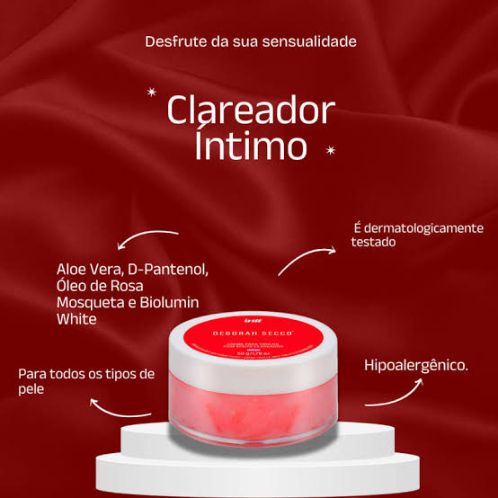 Creme clareador Deborah Secco