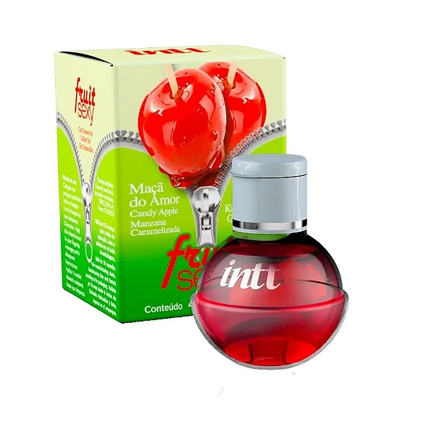 Fruit sexy maçã do amor gel beijável com efeito quente 40g